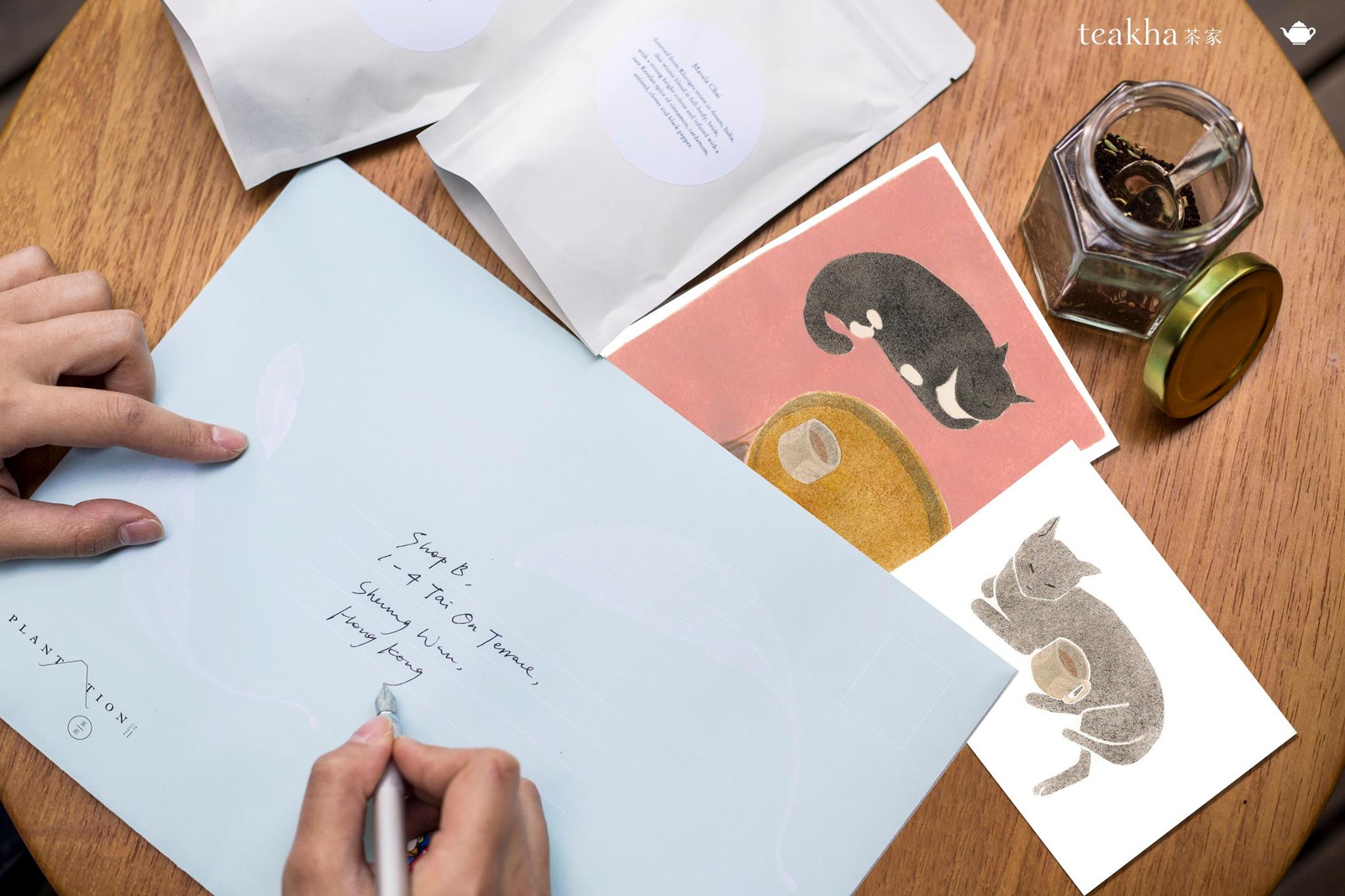 teakha - 【「茶書」套餐 “Tea Letter” Tea Set】 給你一封茶書、一張Postcard、一杯茶和一件司康。寫好了 ...