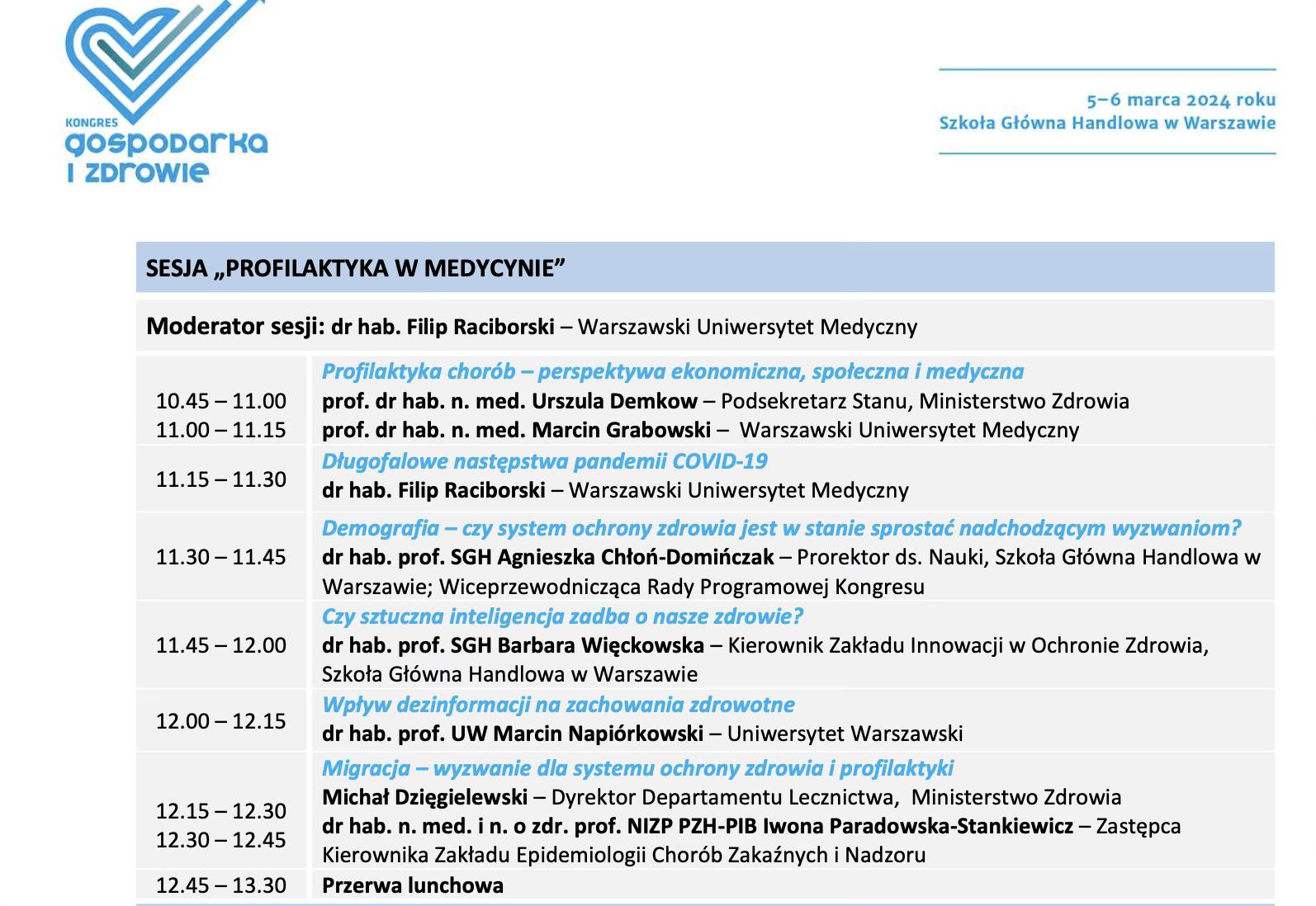 Prof. Marcin Grabowski