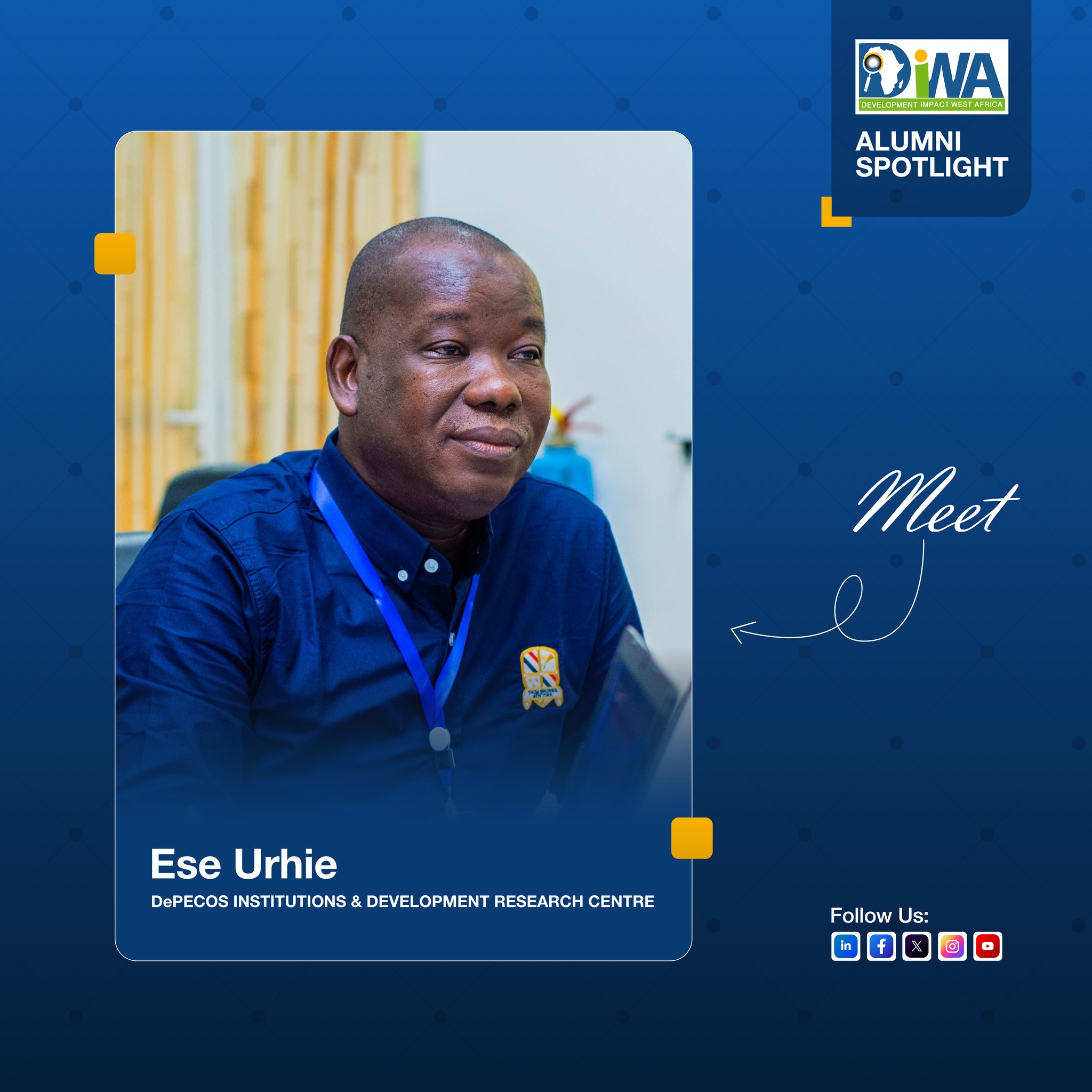 MEET THE MAN DR VINCENT IORJA GISAOR Executive Director Housing  