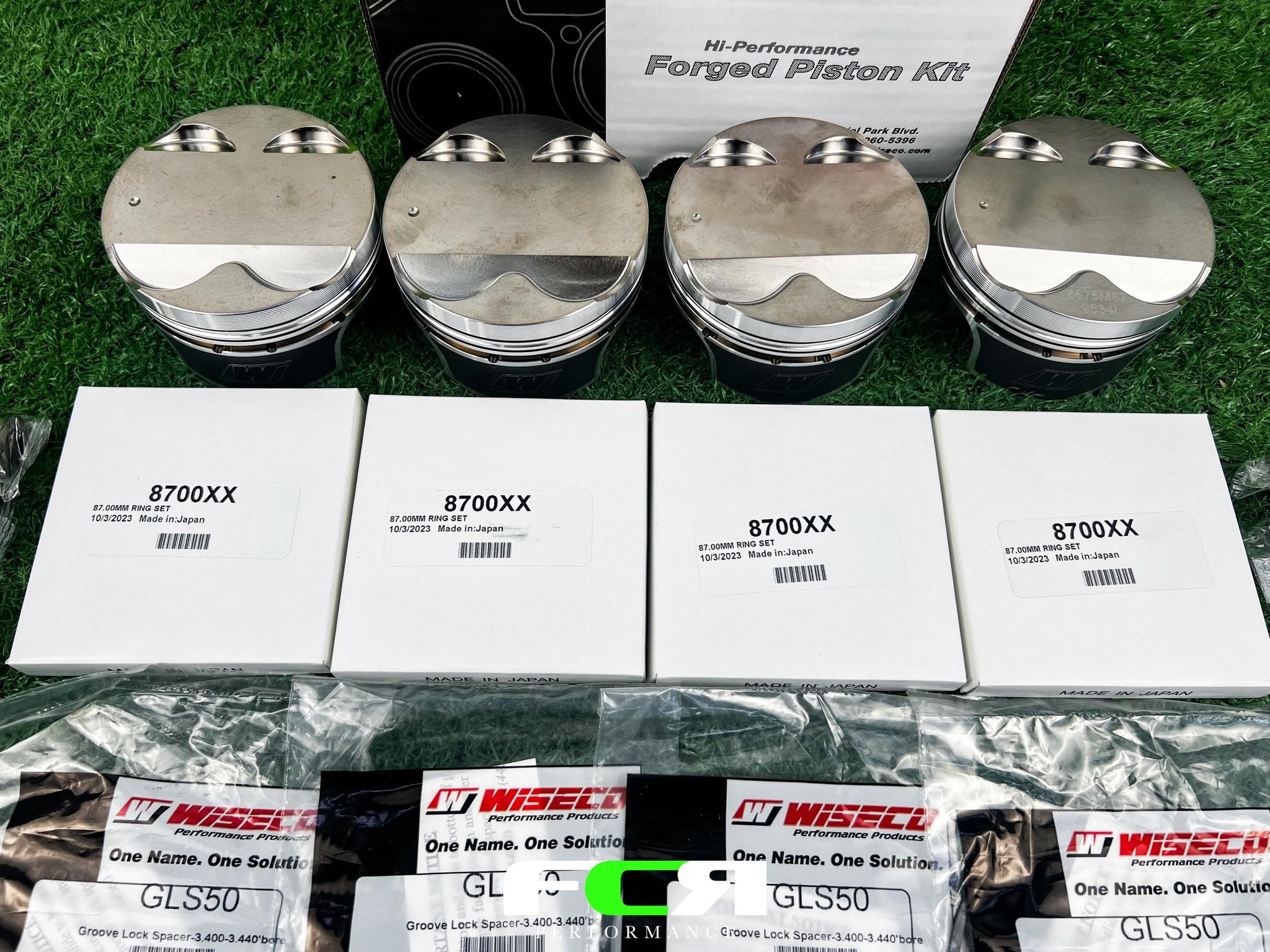 Wiseco 87.00mm Piston Ring Set – 8700XX – High-Performance Steel