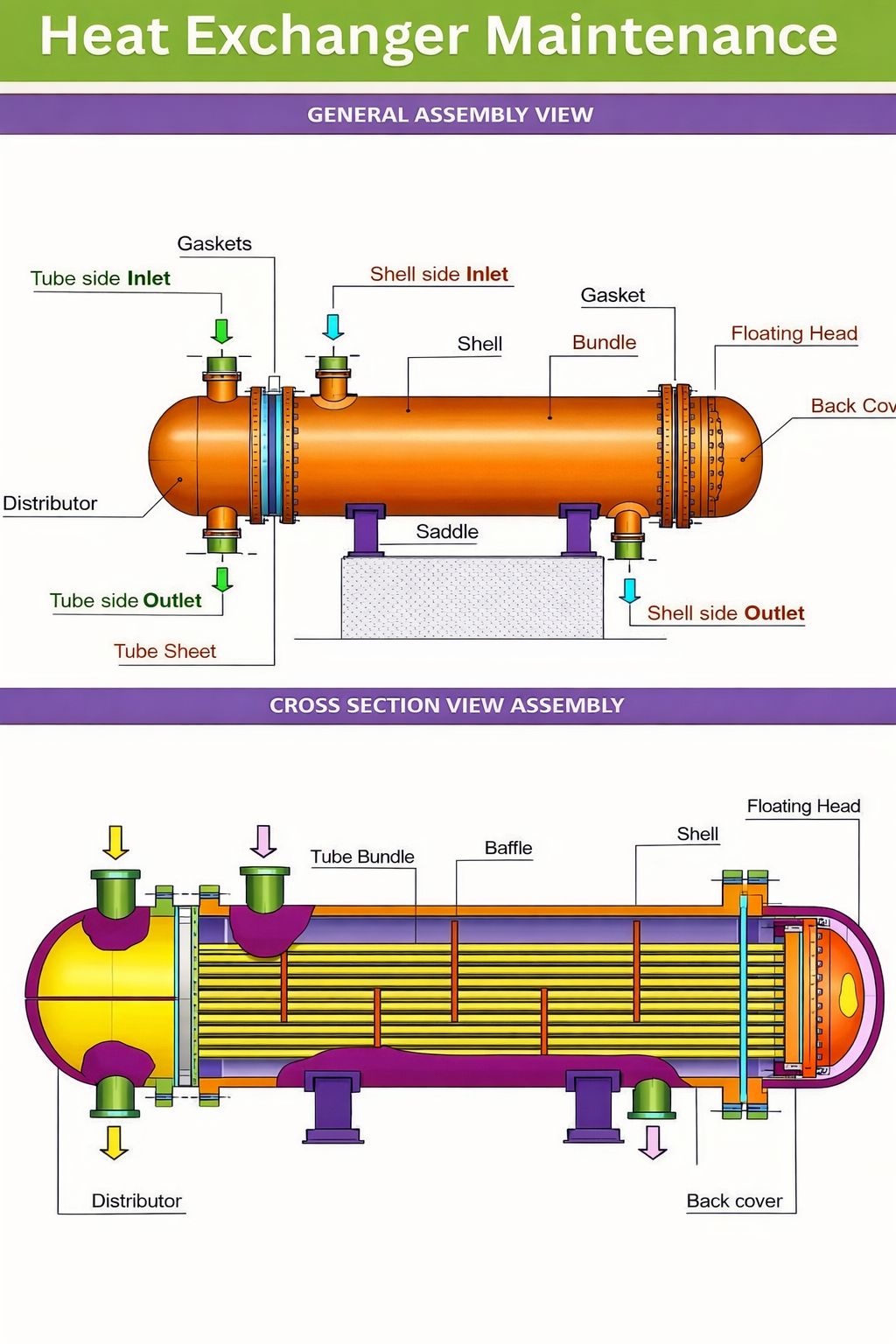Ammonia Lovers - 🔥 Heat Exchanger Maintenance Activities... | Facebook