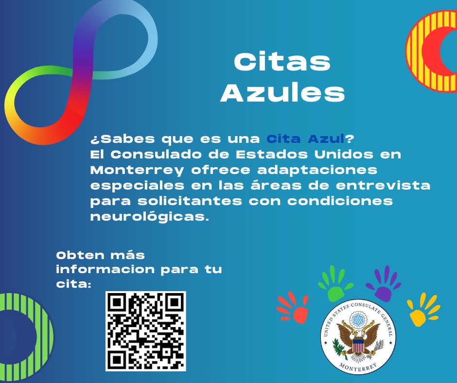 ¿Sabes que es una Cita Azul? El... - U.S. Consulate Monterrey