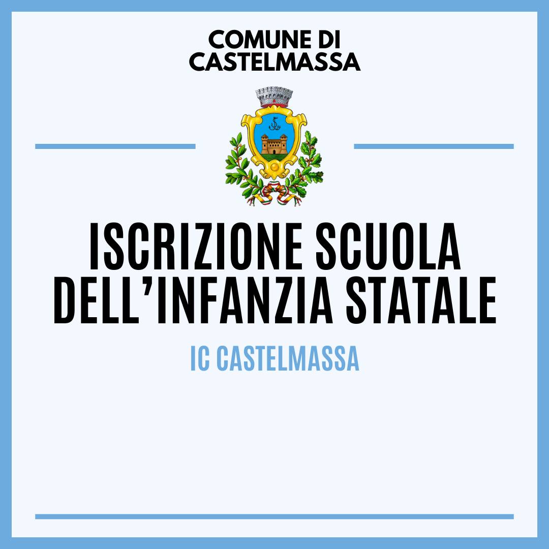 Comune - ISCRIZIONI SCUOLA DELL’INFANZIA STATALE DI CASTELMASSA AS 2026 ...