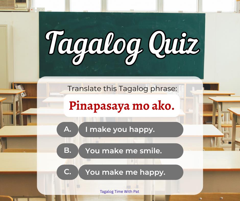 Tagalog - Quiz part 2! 🇵🇭Here’s a review quiz about the sweet, Tagalog ...