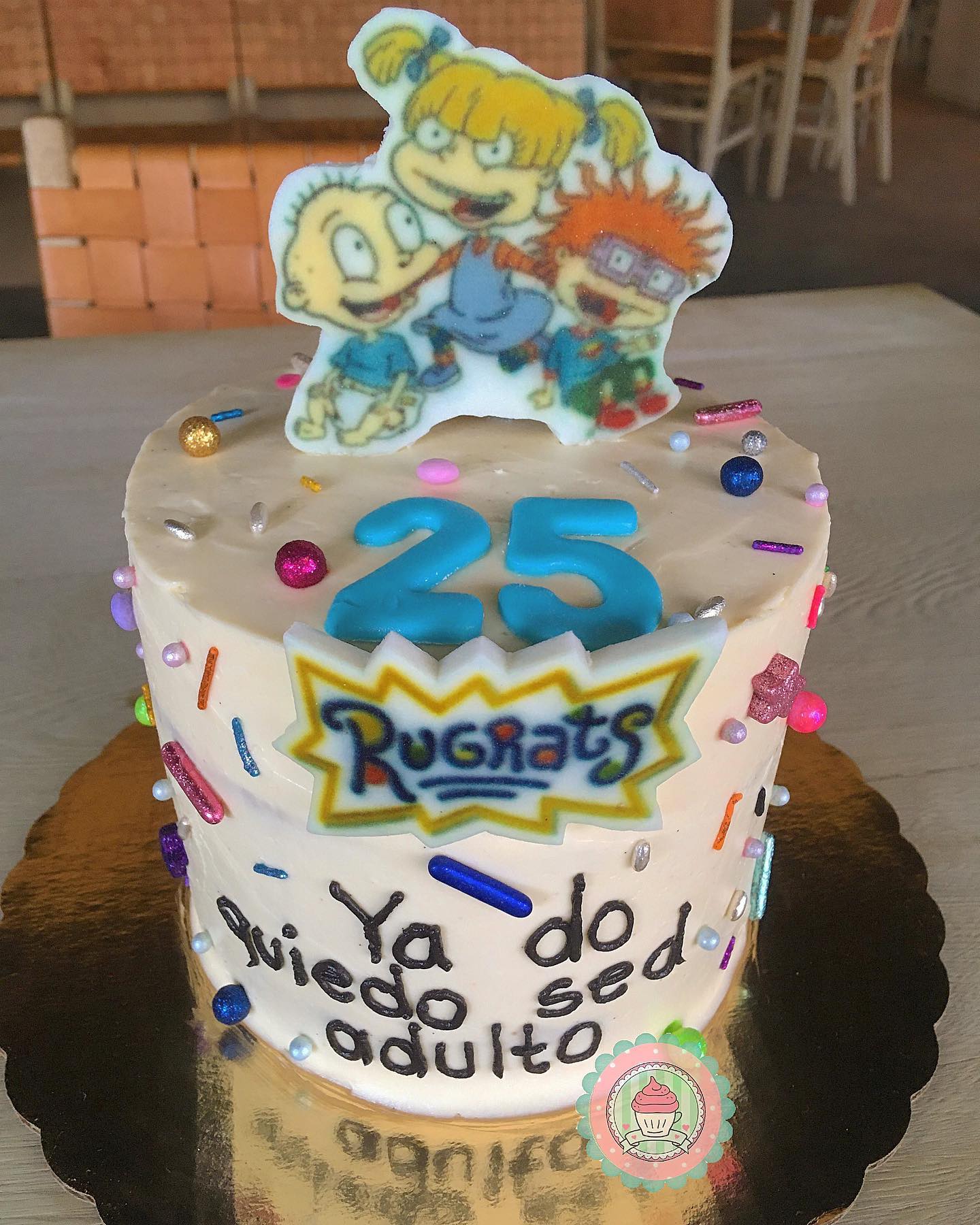 👶🏻Pastel Rugrats 👶🏻 #rugratscake... - Rosa Pastel Repostería