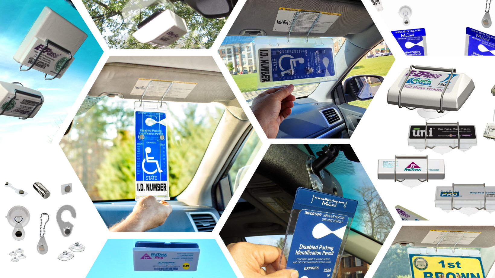 JL Safety VisorTag, MirorTag, WindshieldTag, EZ Pass-Mate & EZ Pass-Port