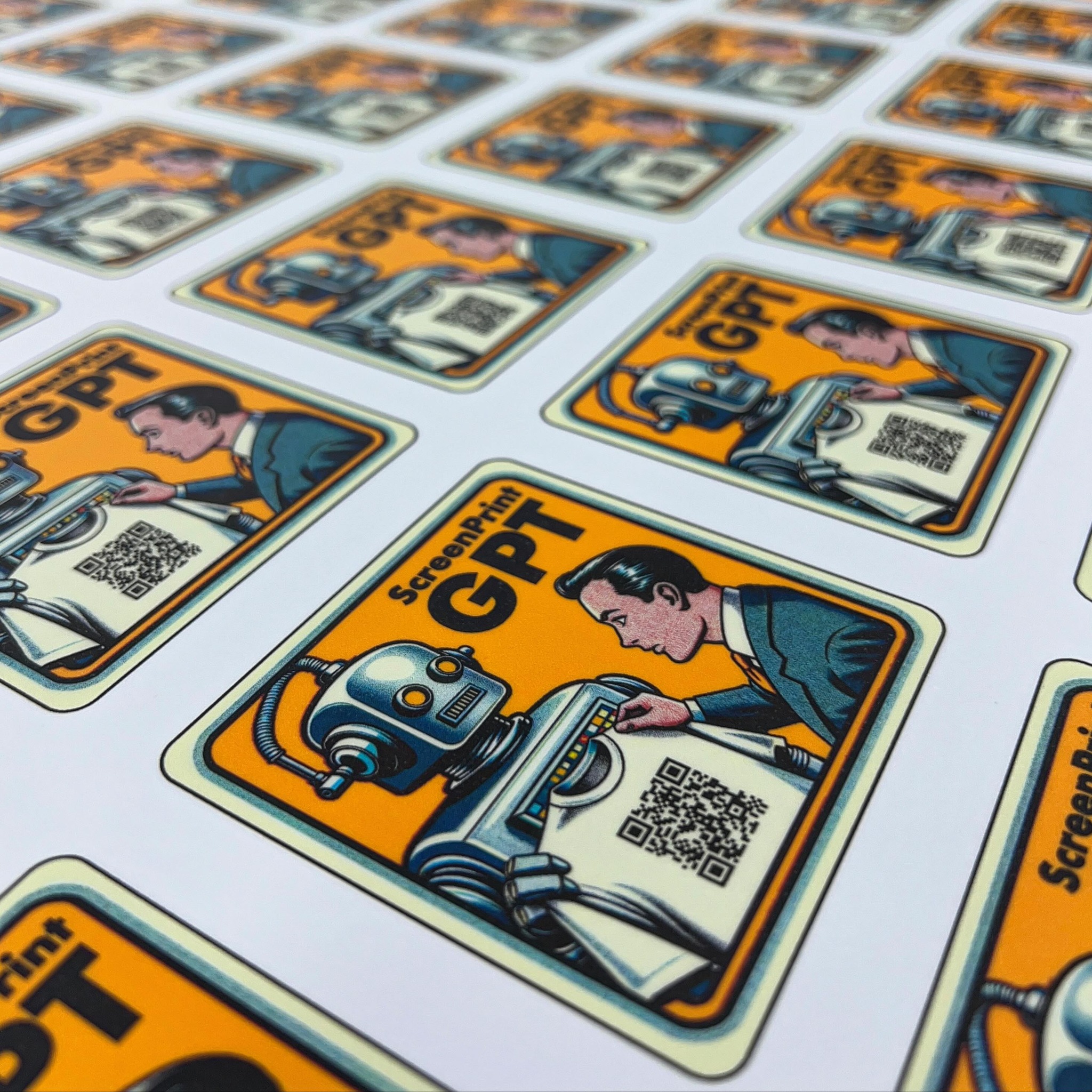 Custom stickers for our friend... - TC Screen Printing