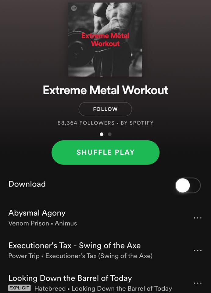 Venom Prison Maximum Shred With Venom Prison And Power Trip At The Top Of Spotify Extreme Metal Workout Playlist Listen Here Https Open Spotify Com User Spotify Playlist 37i9dqzf1dwy3pjwg3ogmj Si 2xb5r2yls7mg752d5wgutw Facebook facebook