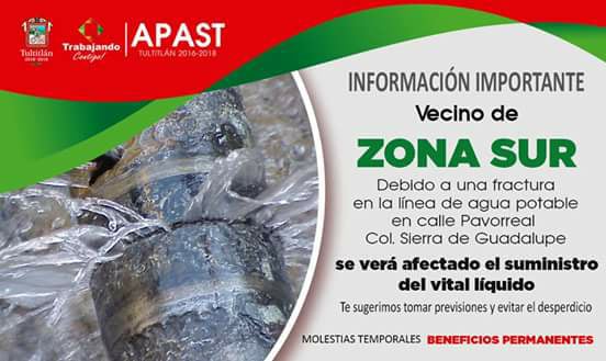 TOMEN PRECAUCIÓN EN LA #ZonaSur debido... - Omar Preciado P.