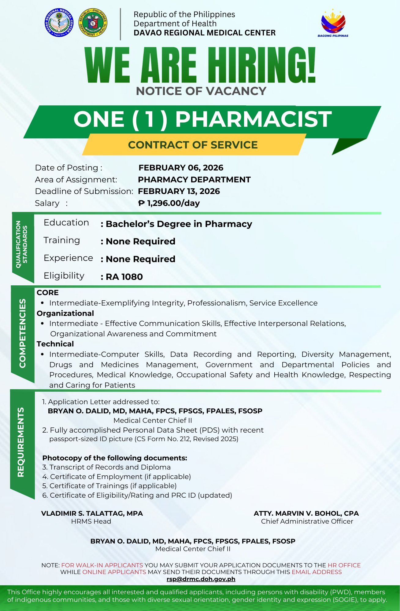 DRMC HRMS - DRMC HRMS added a new photo.