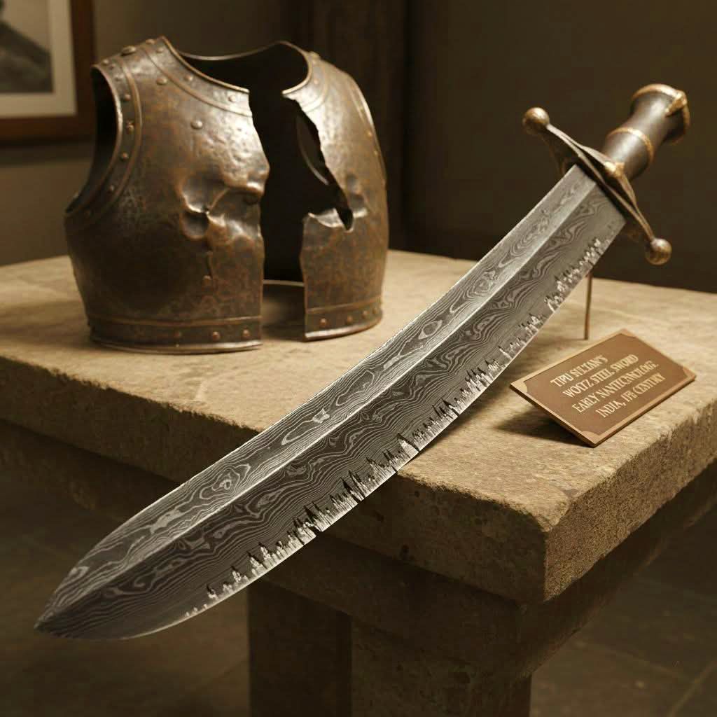 The Inside - Tipu Sultan’s sword was crafted from Wootz steel, a ...