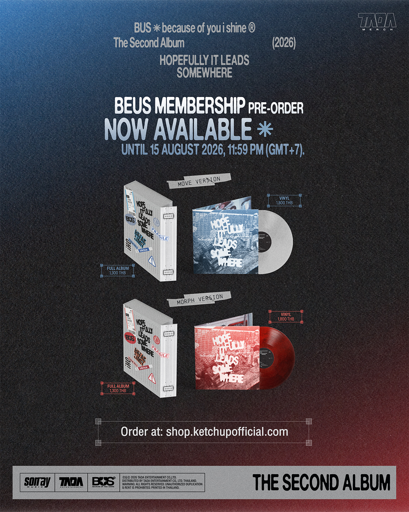 BEUS MEMBERSHIP PRE-ORDER NOW AVAILABLE! BUS because of you i