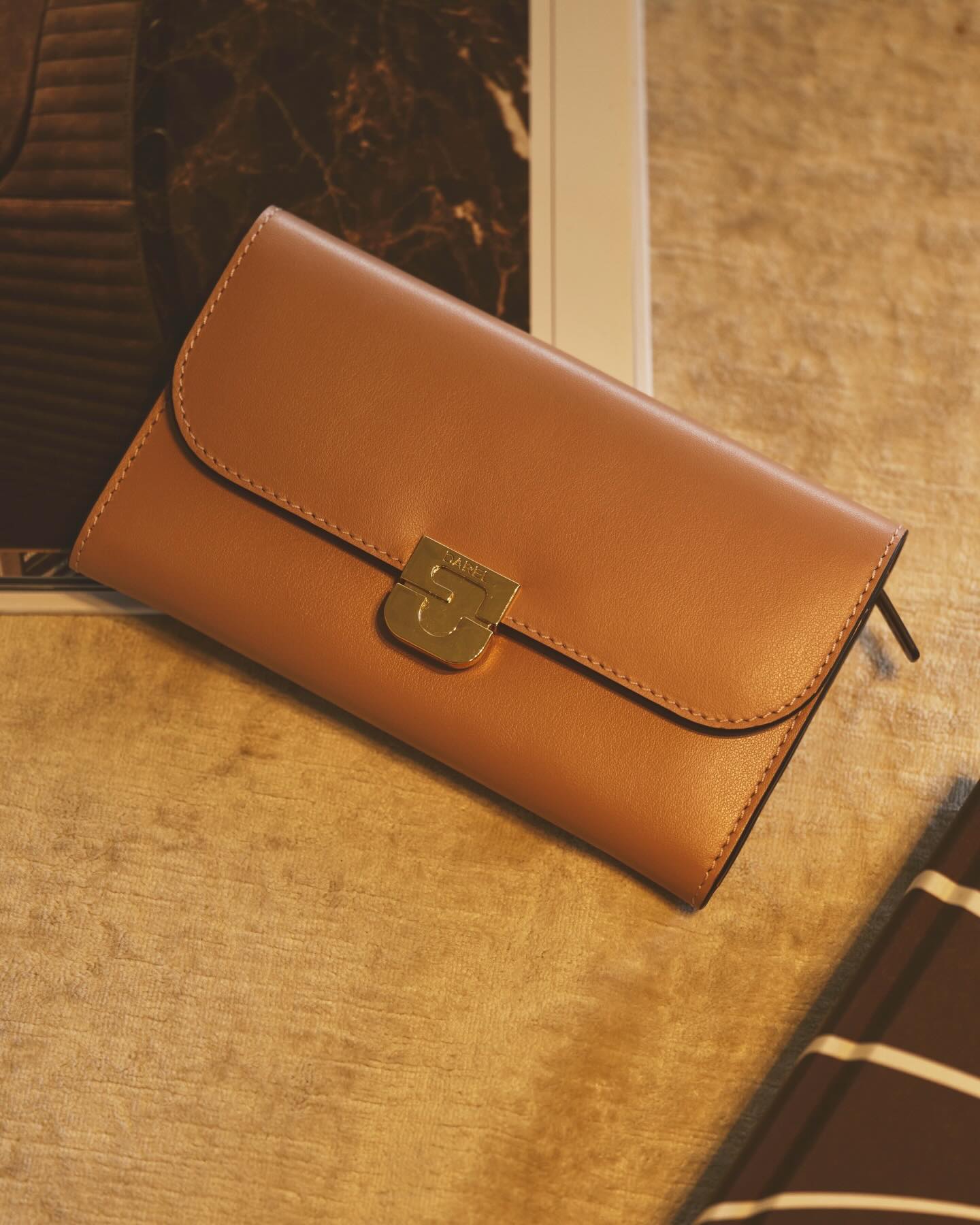 Portefeuille Gérard Darel - Marron - Occasion - Pour Femme