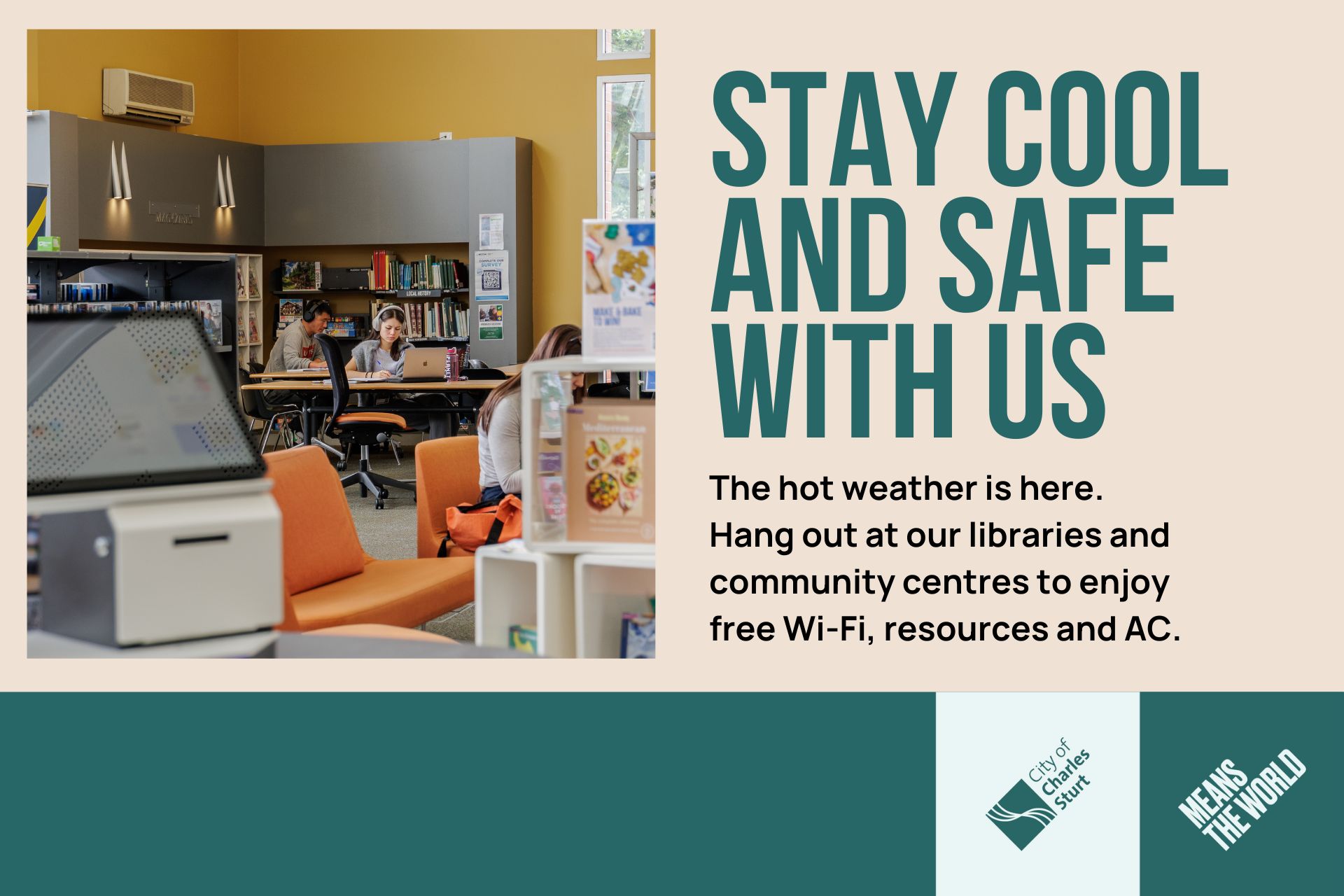 Charles - ☀️🥵 How do you keep cool when the heat is on? 🧊 Here's an ...