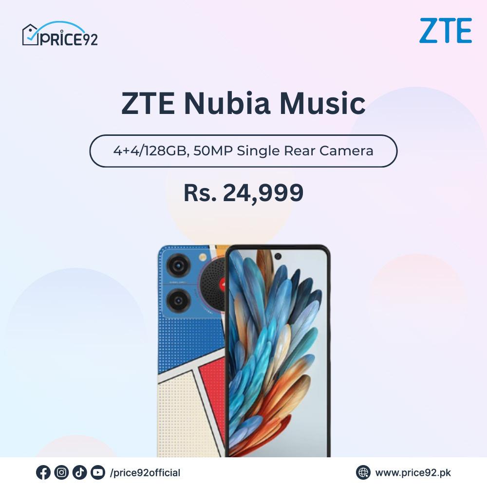 Keep the beats going with the ZTE Nubia Music - 128GB storage, 4GB