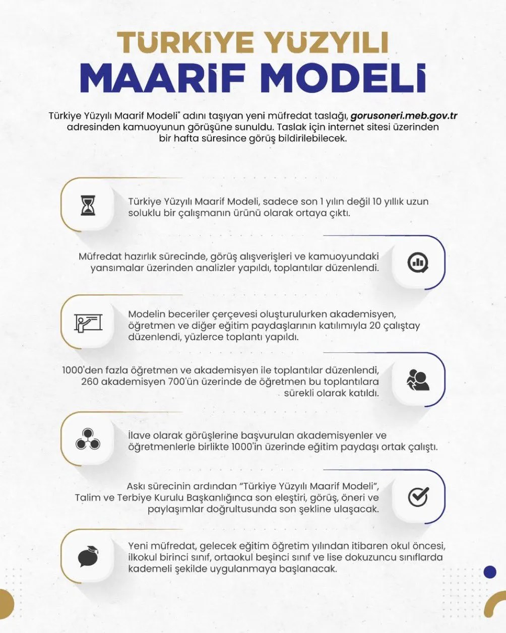 Türkiye Yüzyılı Maarif Modeli❗ On yıllık uzun soluklu bir çalışma ile 