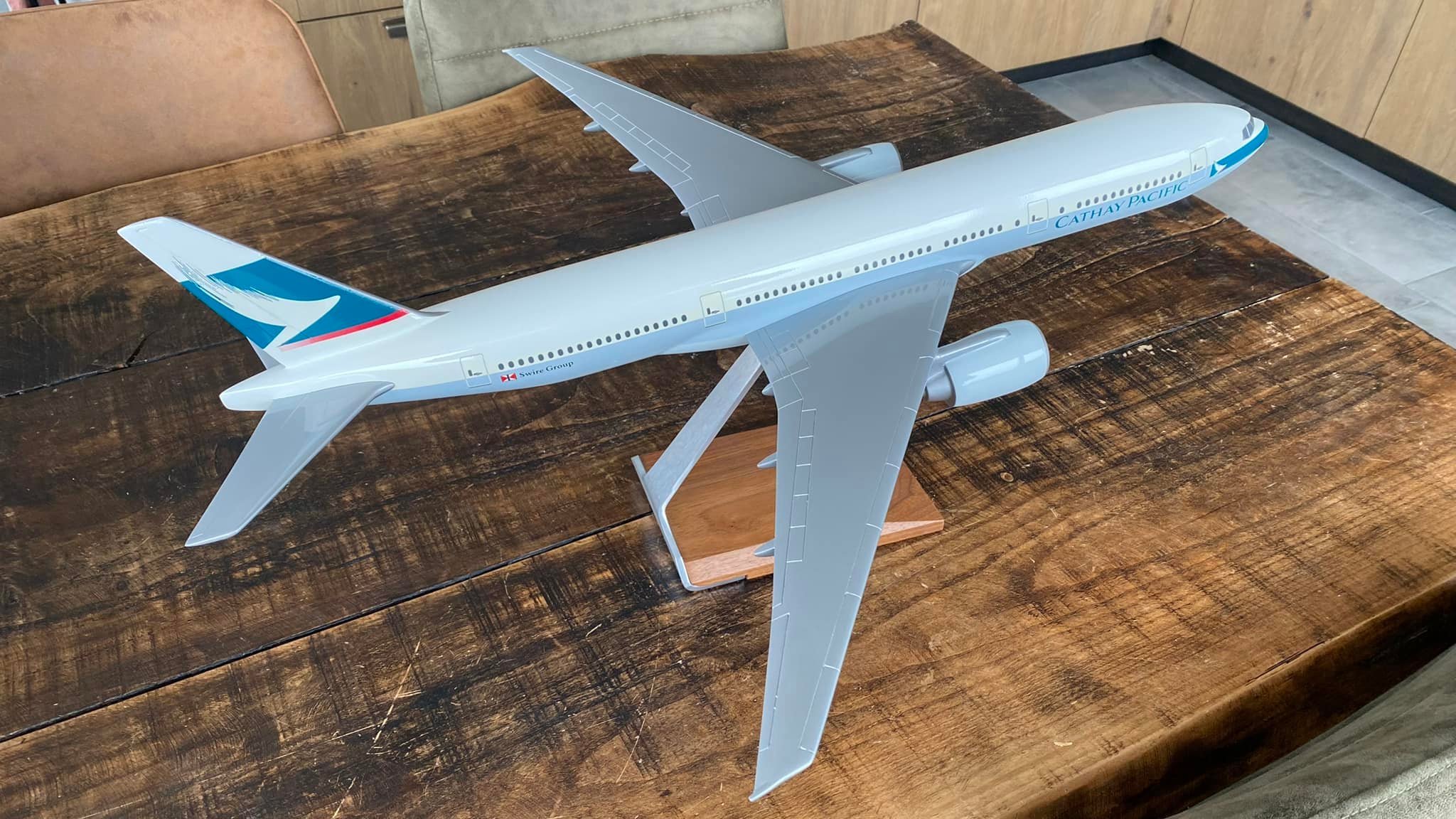 Up for sale Old PacMin model in original box 1/100 scale B777-200