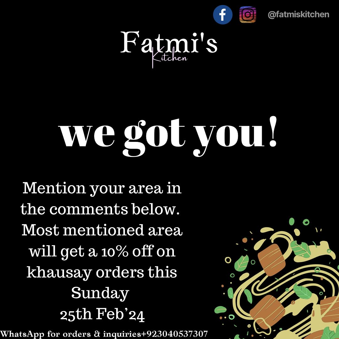 Fatmi's Kitchen | Karachi