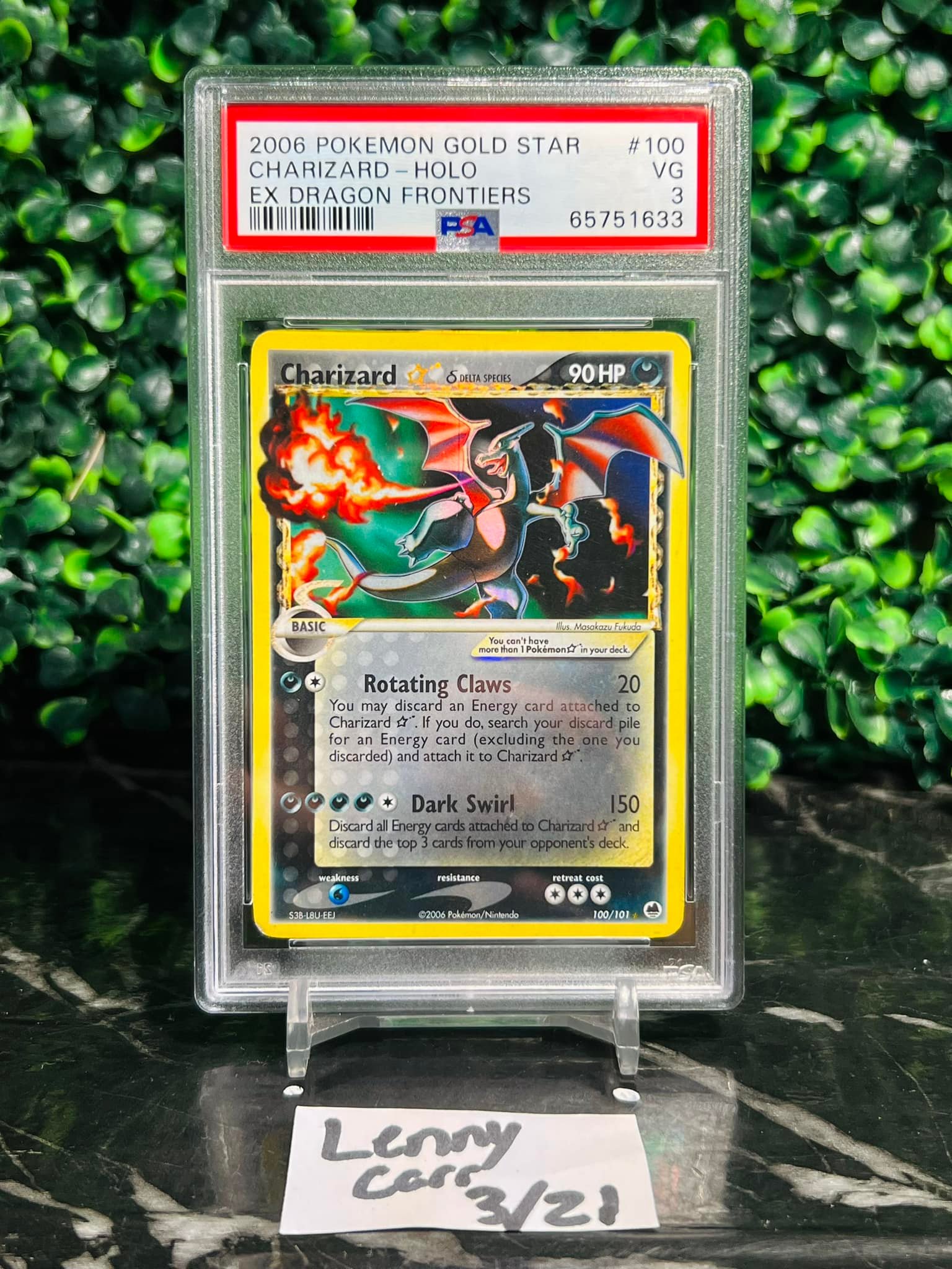 pokemon card charizard gold star #100 EXTENDED ART  Raycardza this piece serves as a premier focal point for any high Gold Star Charizard JAP PSA9