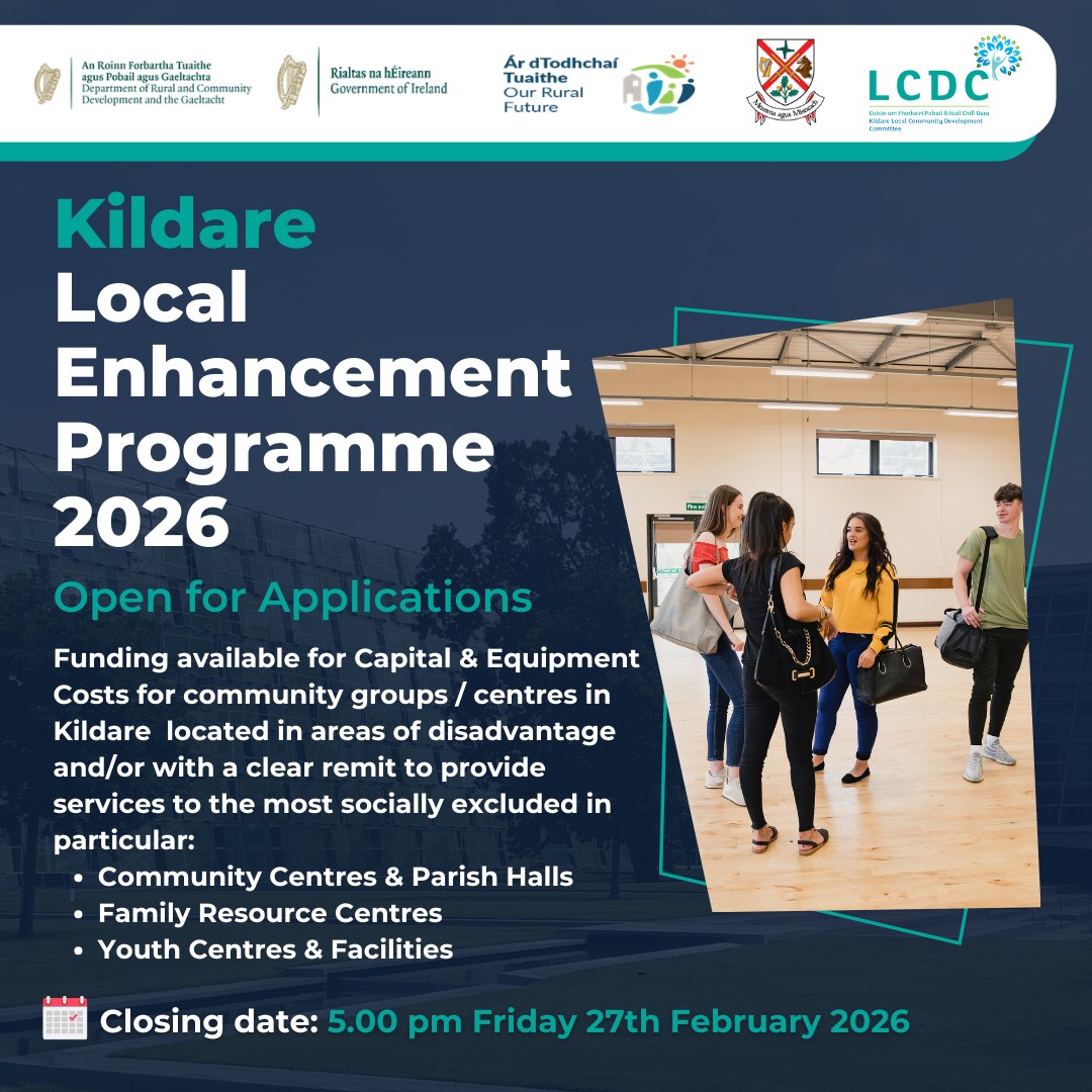 Kildare - 🌟 Funding Opportunity for Community Groups in Kildare Kildare ...