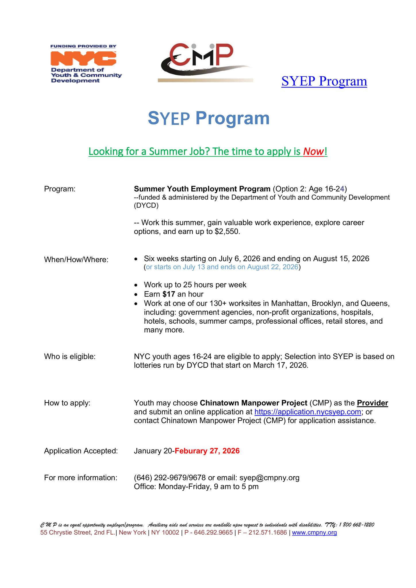 CMP New York | New York NY