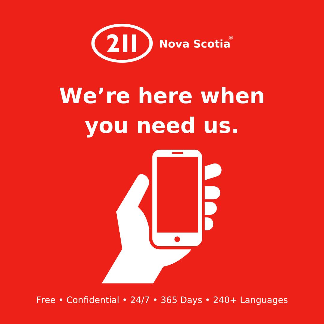 211 Nova Scotia - 211 Nova Scotia is available to answer... | Facebook