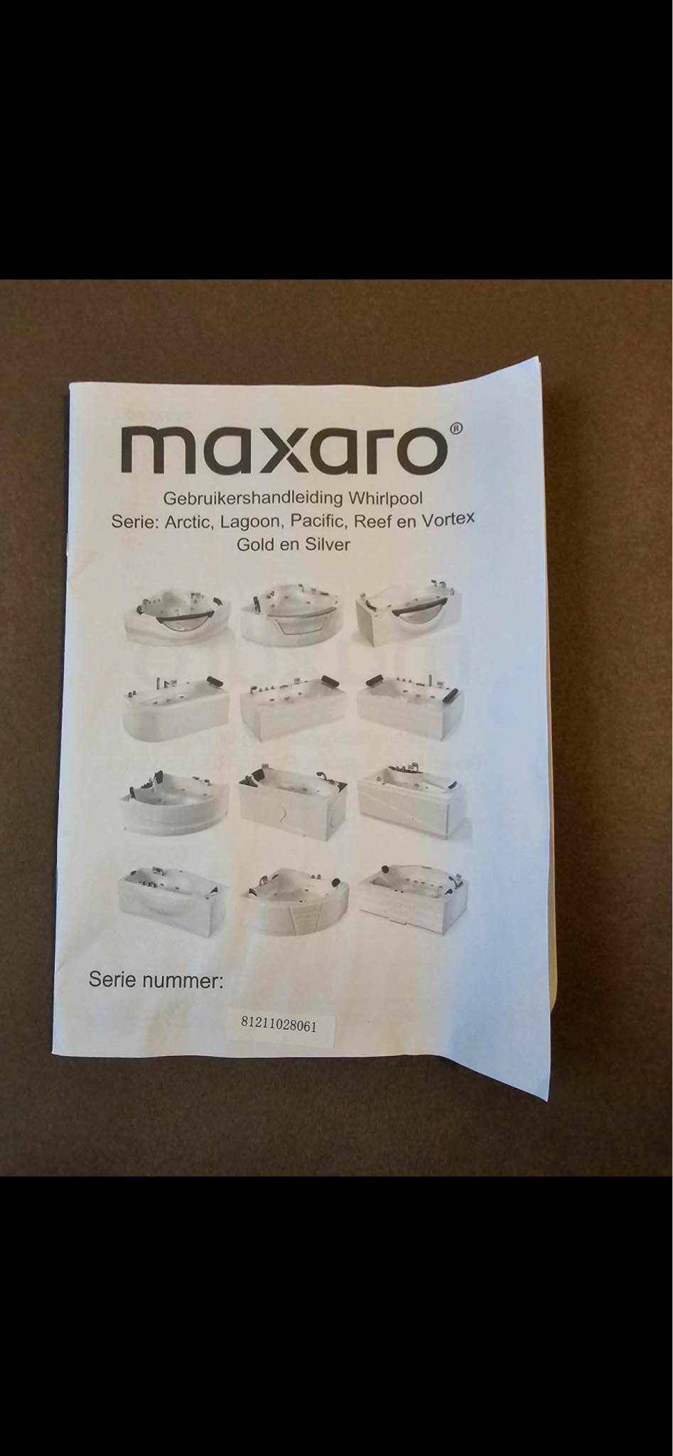 MAXARO Whirlpool Bad Pacific Silver 1 Persoons - Washing Machines ...