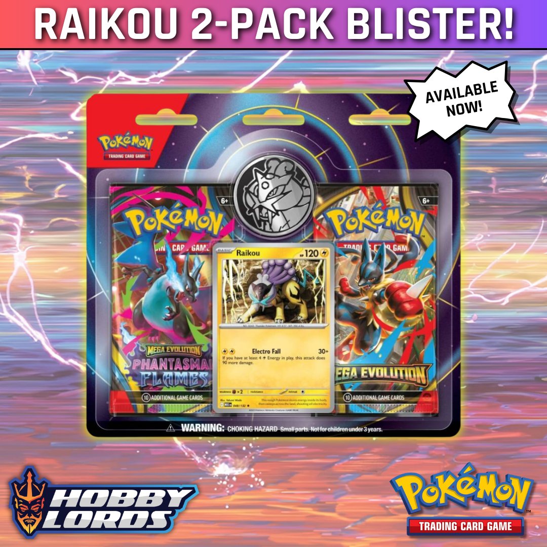 ⚡ RAIKOU 2‑PACK BLISTER ⚡ Expand your collection with this