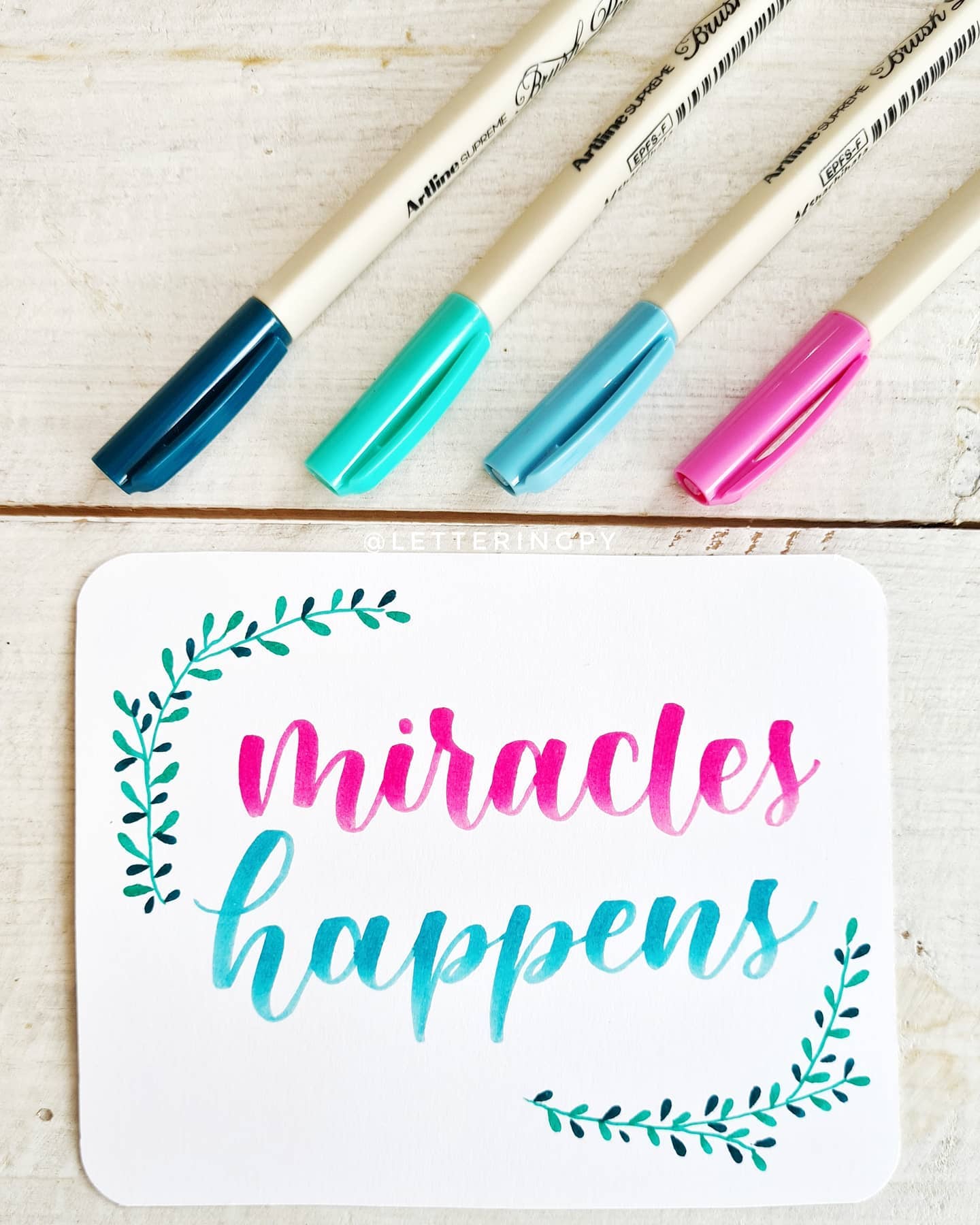 letteringpy - 🎉1er taller de Lettering en Biblias y Diarios de Oración ...