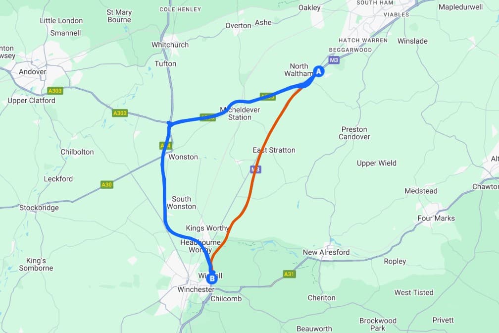 The News, - Full closures on M3 interchange as £290m improvement works ...