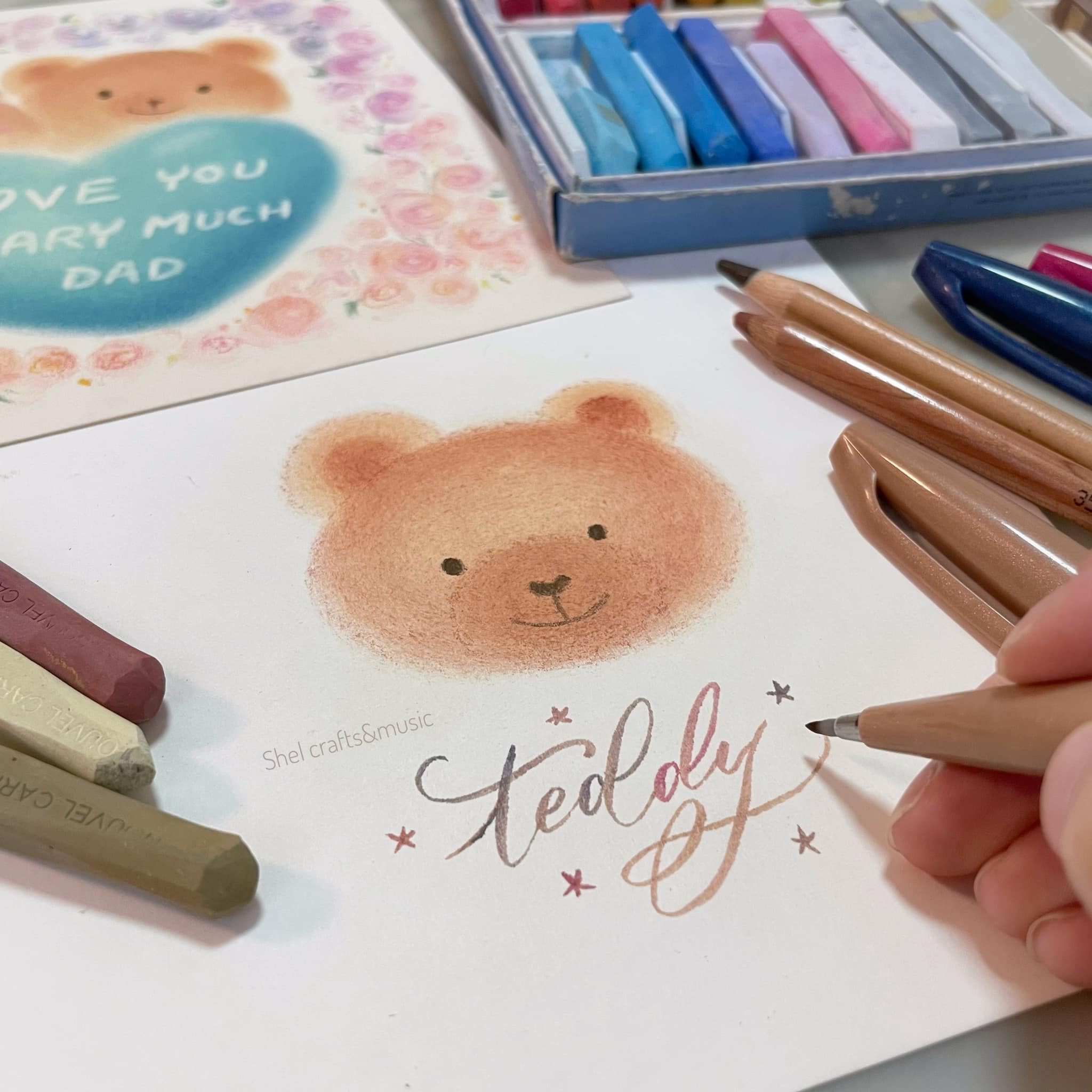 Shel - 🐻How to draw a teddy 不用剪形版也能畫到🧸簡單繪畫步驟已上載到IG reels啦🎥 . 最近比較少更新 ...