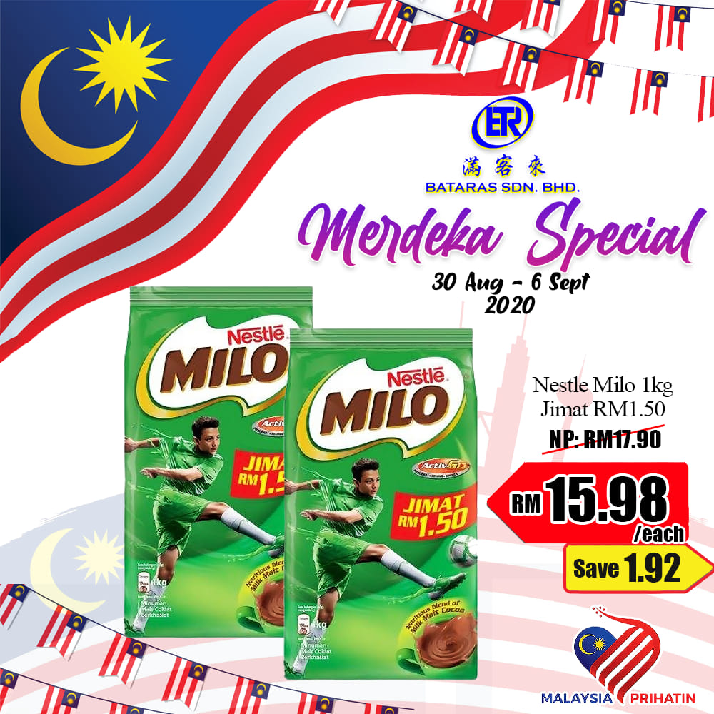 NESTLE MILO 1KG 🇲🇾🇲🇾MERDEKA... - Bataras Hypermarket Labuan | Facebook