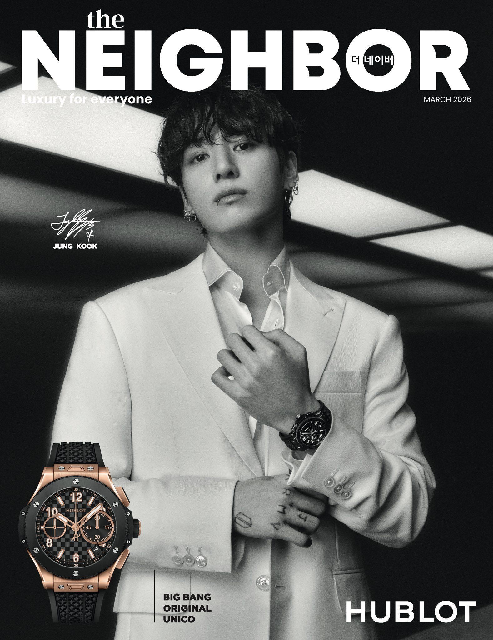 Jungkook is set to grace the March 2026 issue of The NEIGHBOR
