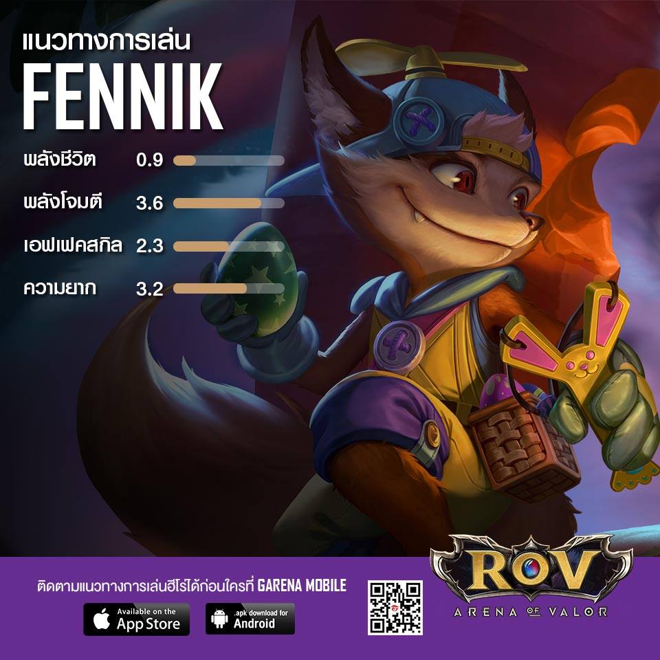 Hero Guide - Fennik🦊... - Garena RoV Thailand | Facebook