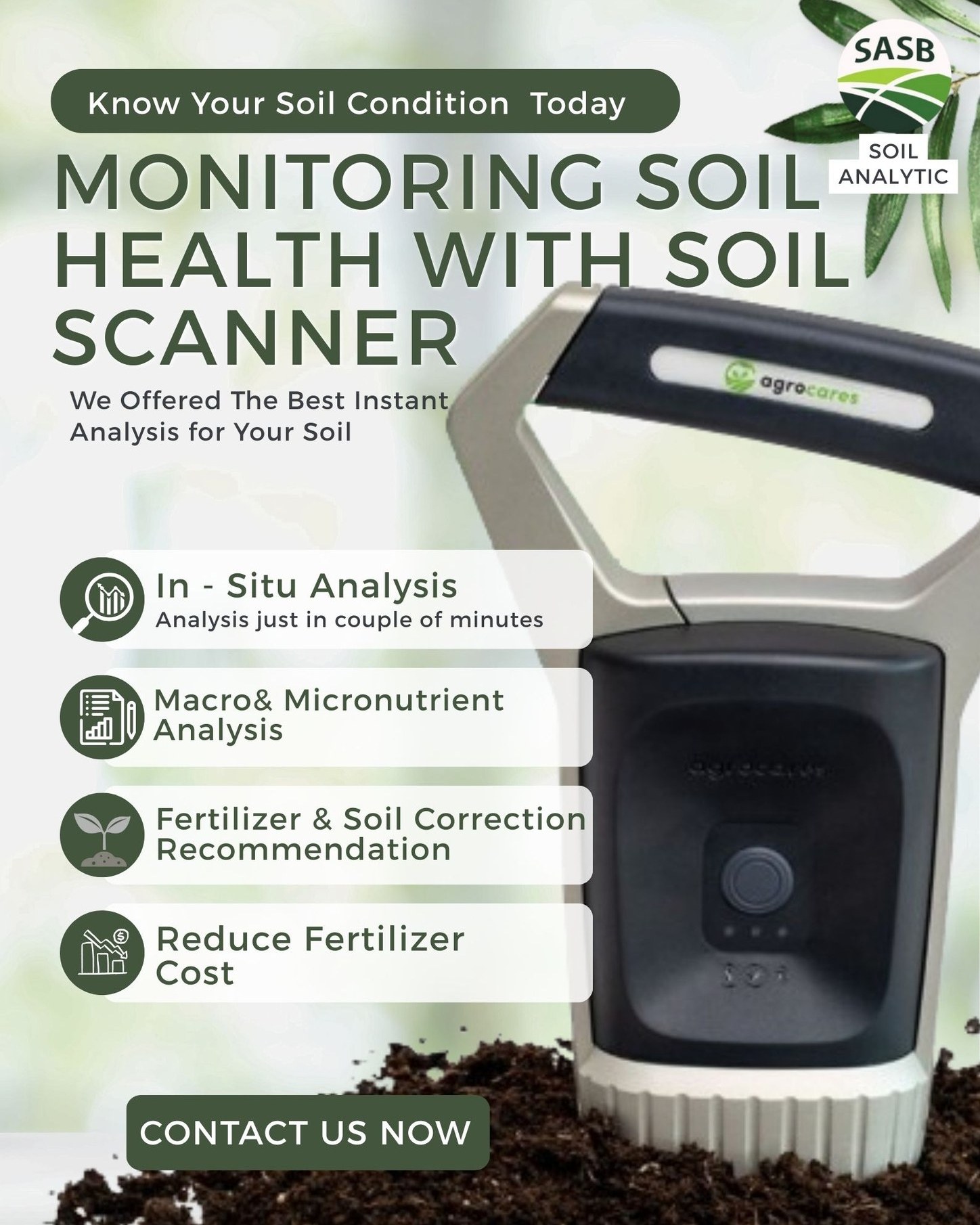 Soil - Know Your Soil Condition Today Monitoring soil health starts ...