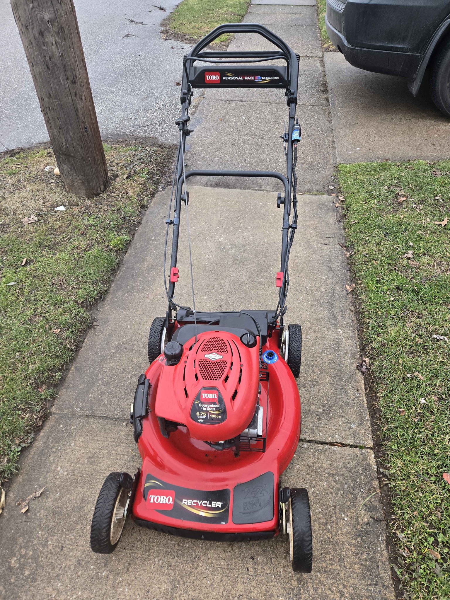 Toro 22 Recycler 190cc