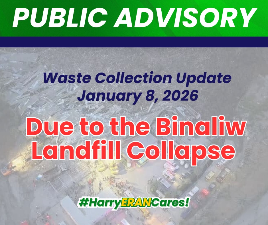 PUBLIC ADVISORY | Waste Collection... - Jay “JC” Bacalso | Facebook