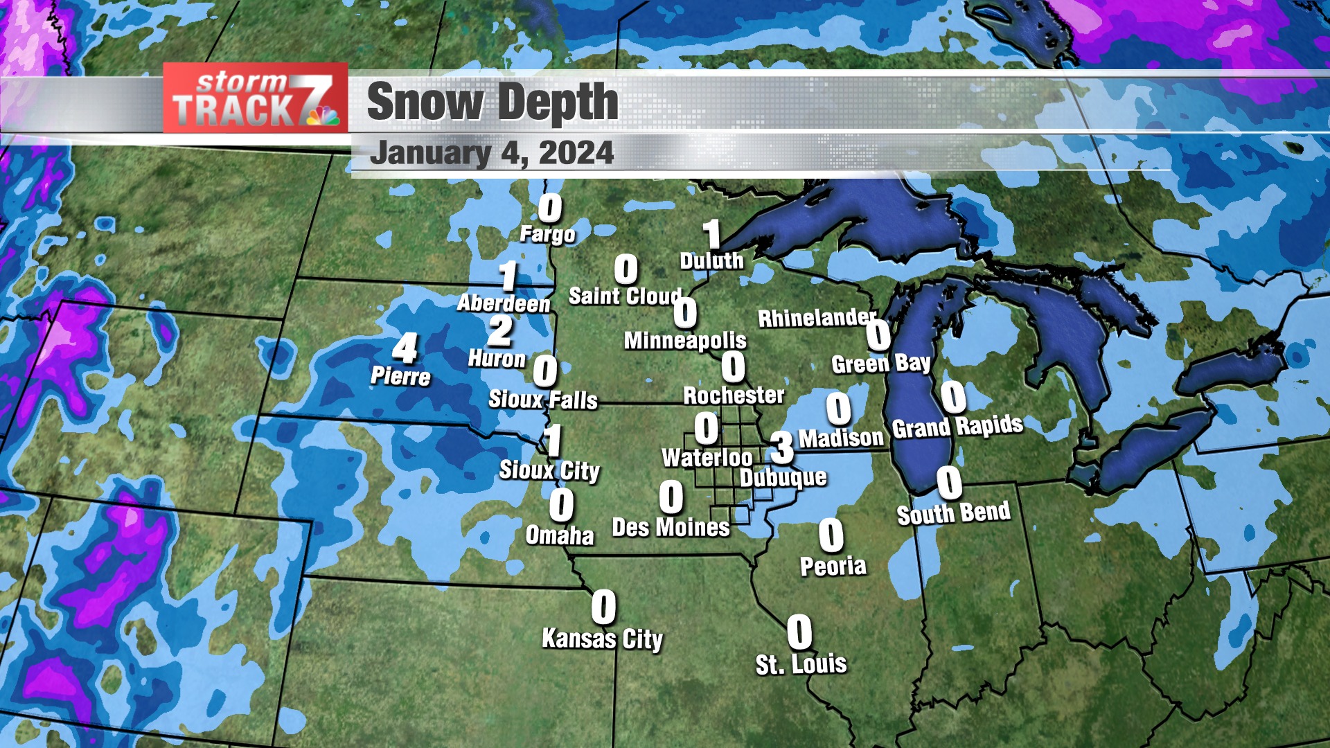 Here is a look at the snow cover as... - KWWL Storm Track 7 | Facebook