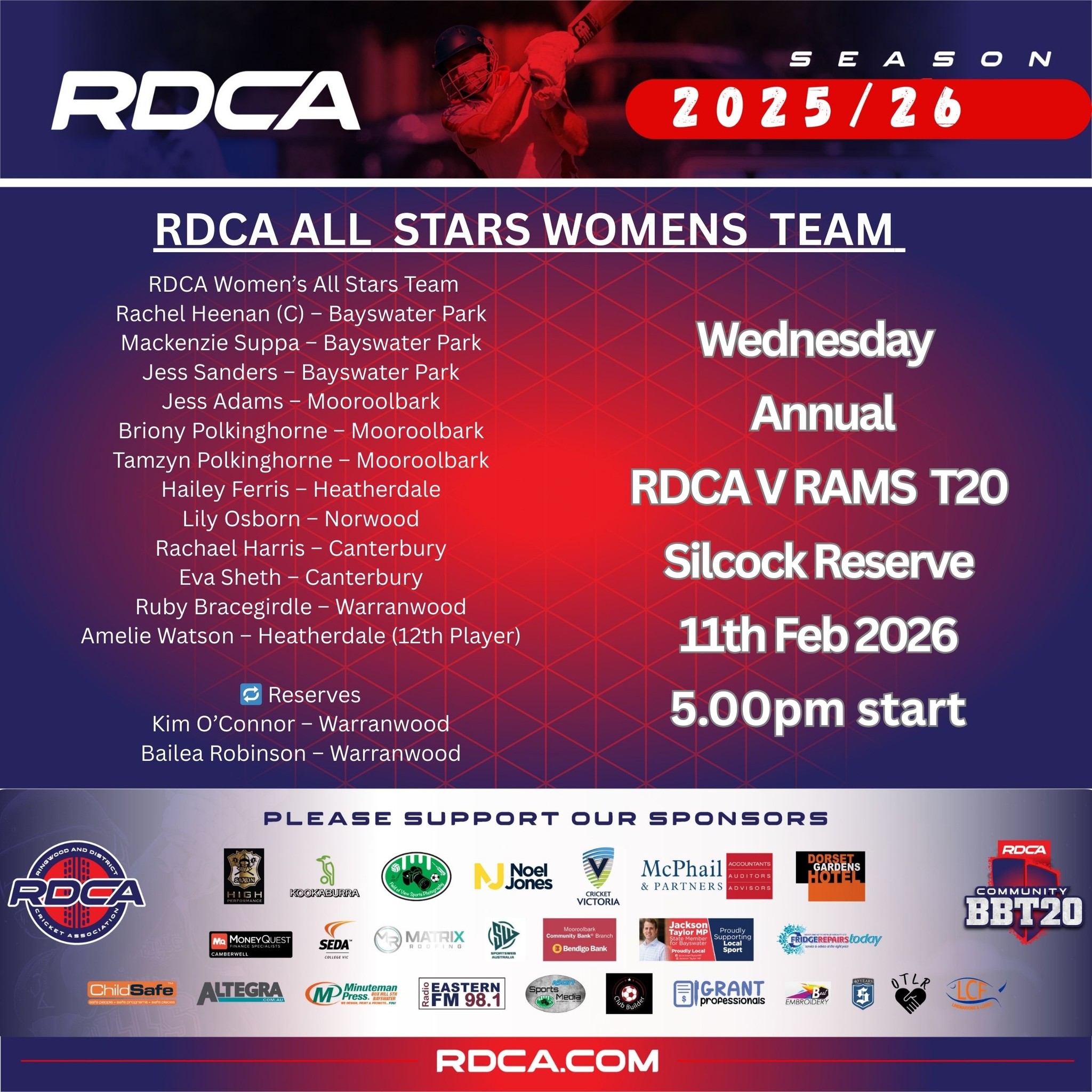 Ringwood and... - Ringwood and District Cricket Association