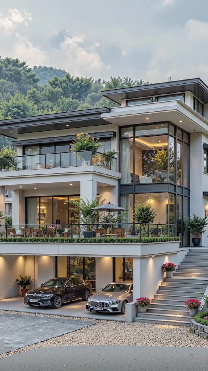 Modern luxurious House walkthrough , A Symbol Fine Modern Architecture ...