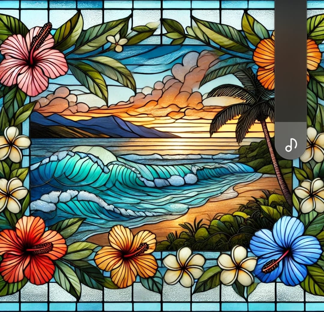 Are there stained glass artists on Oahu?