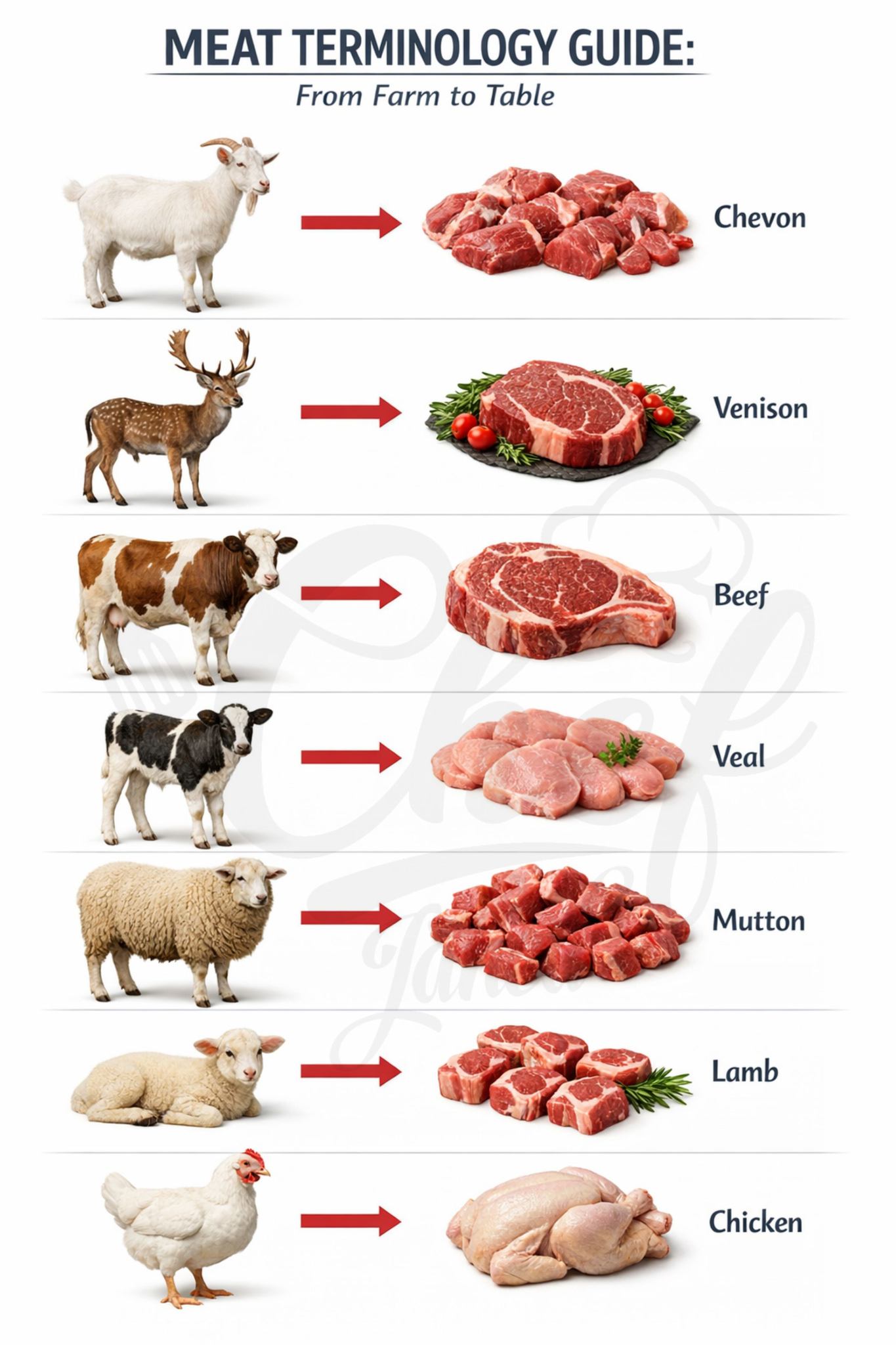 Chef - Meat Terminology Guide: From Farm to Table Many people enjoy ...