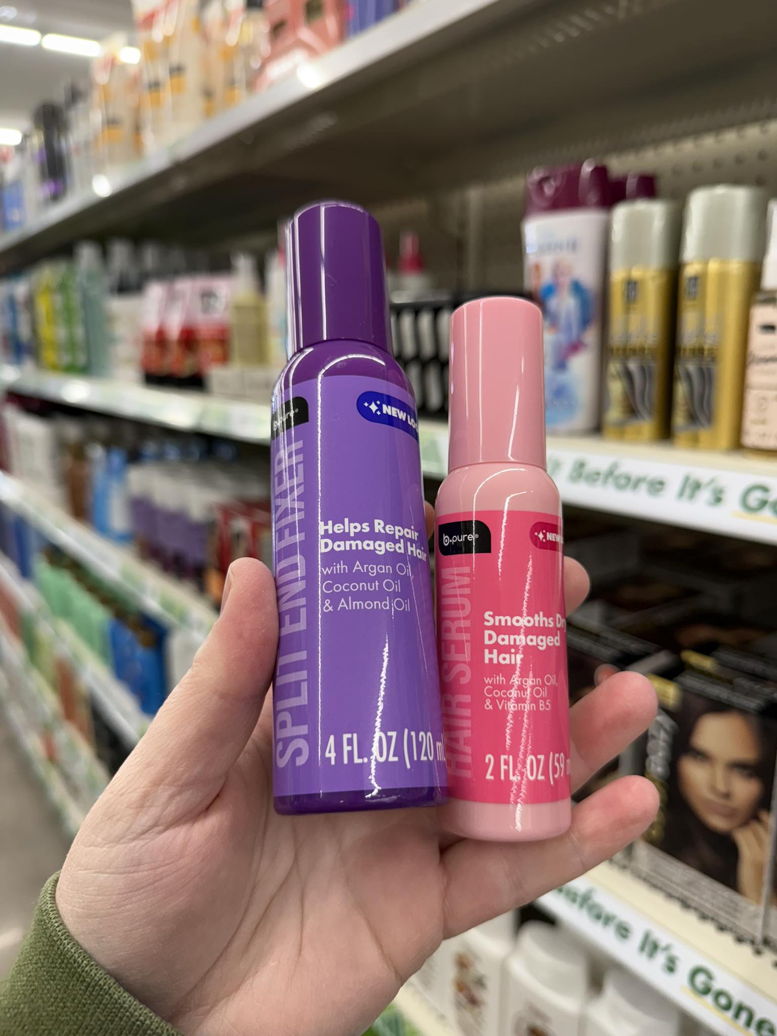 SPOTTED @ Dollar Tree 👀 Split End Fixer & Hair Serum ✨ Which