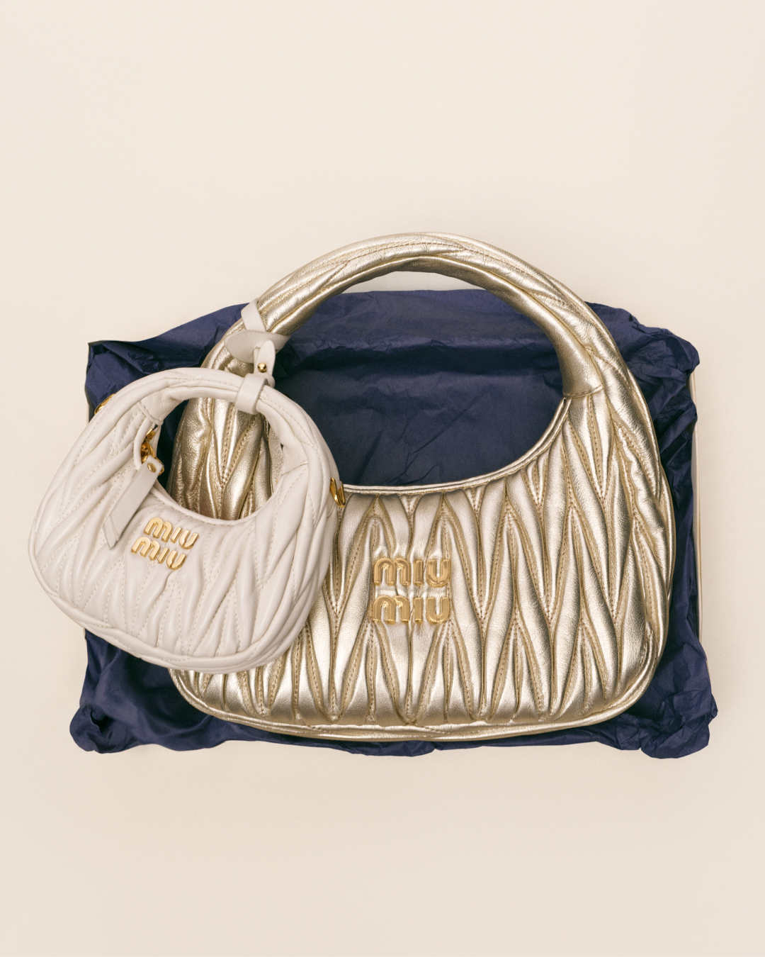 Perfect for any occasion, the Miu Miu backpacks combine style and