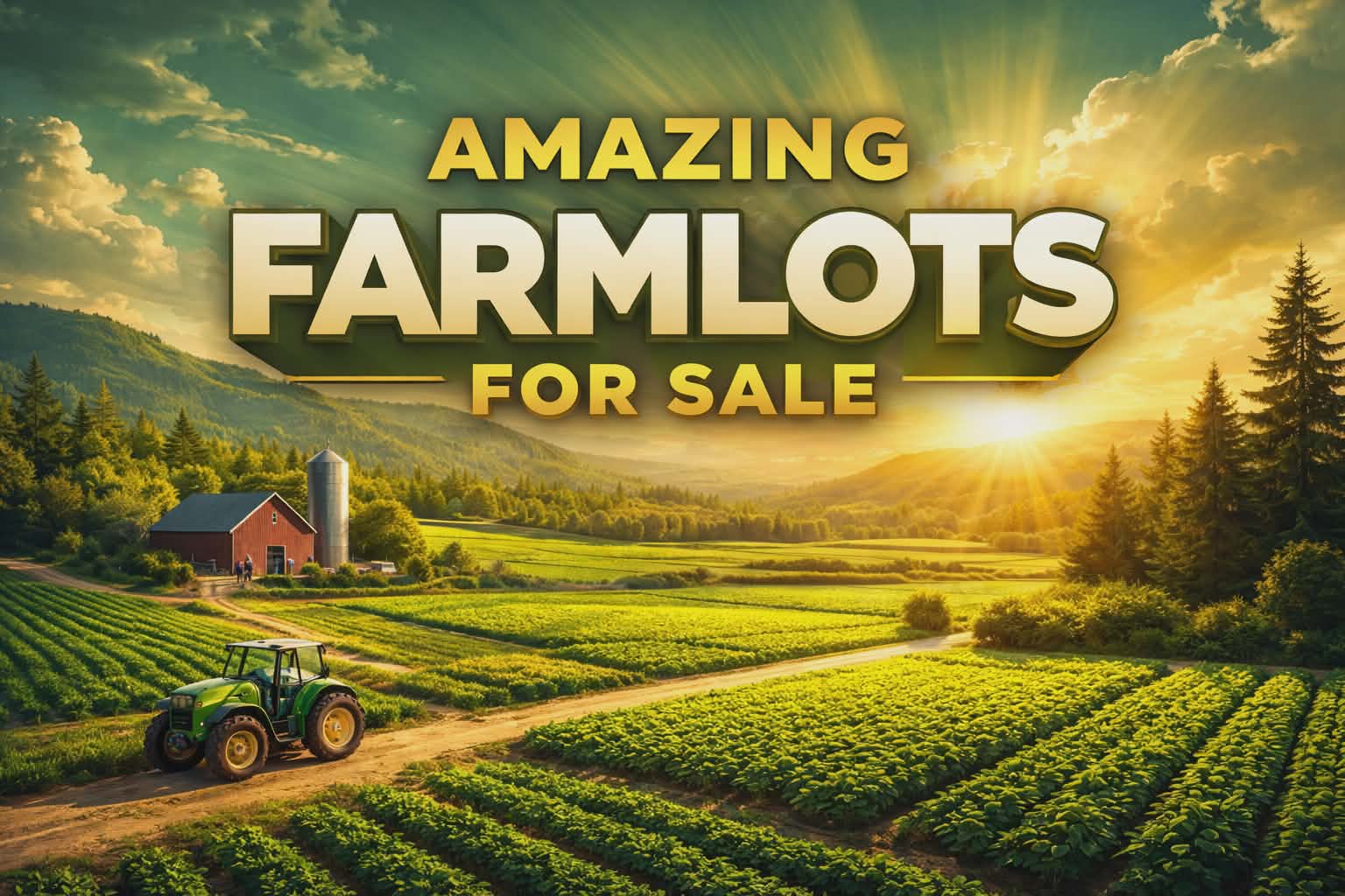 Amazing Farm lots.