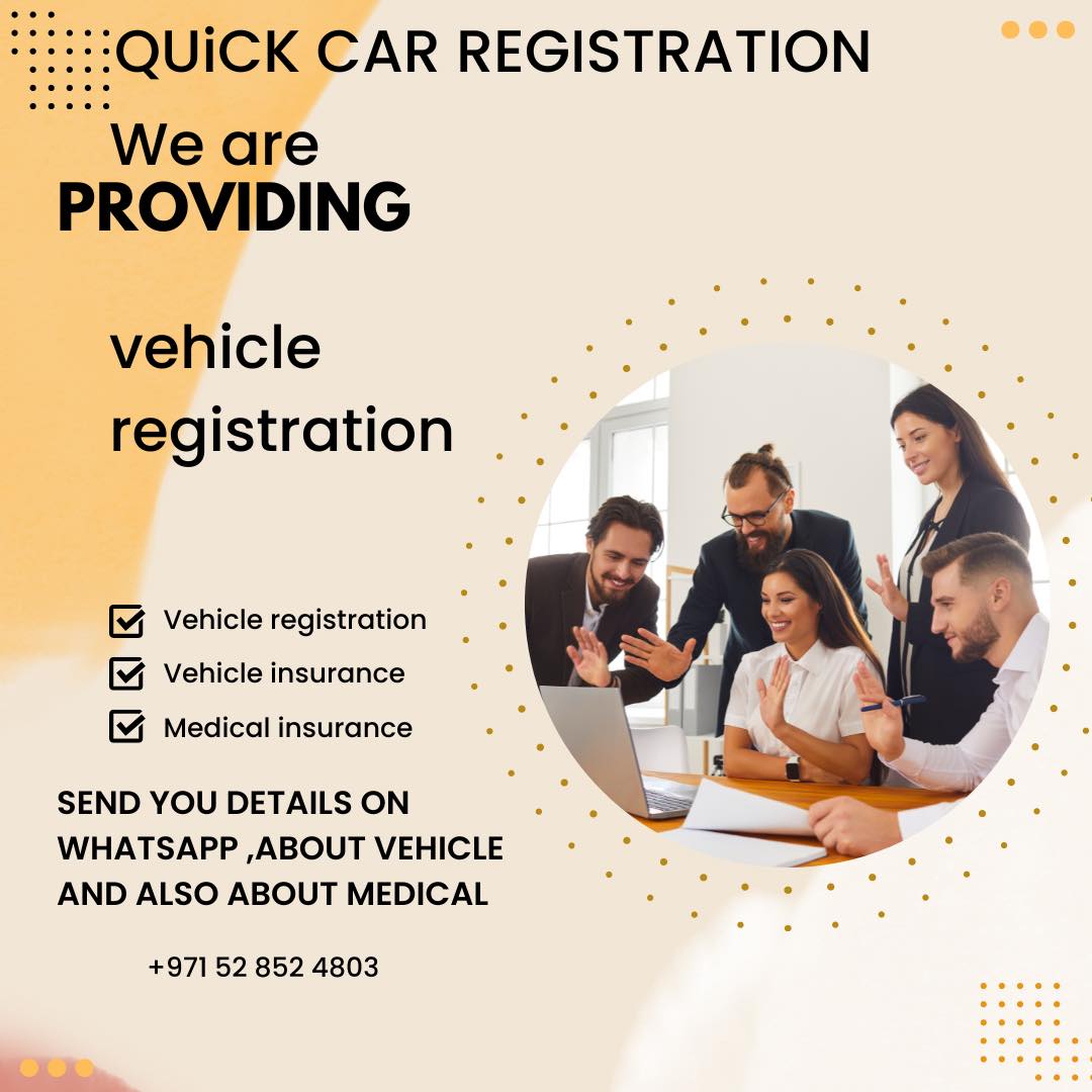 Quick Car Registration Services | Abu Dhabi