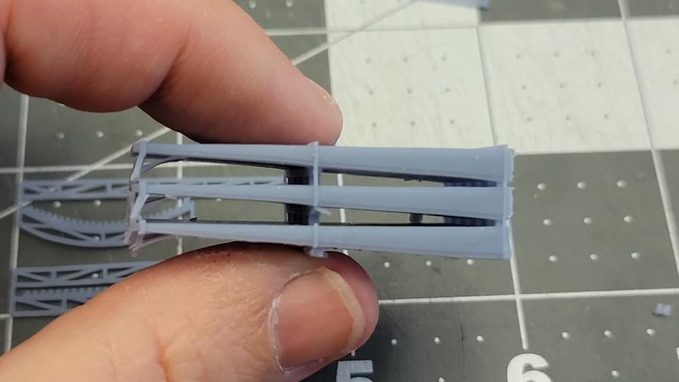 Kirigami Models - Test prints of some parts for the Flying...