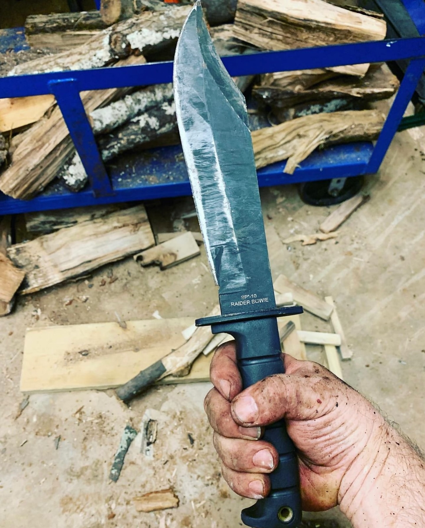 Ontario SP-10 Marine Raider Bowie Knife Review and History