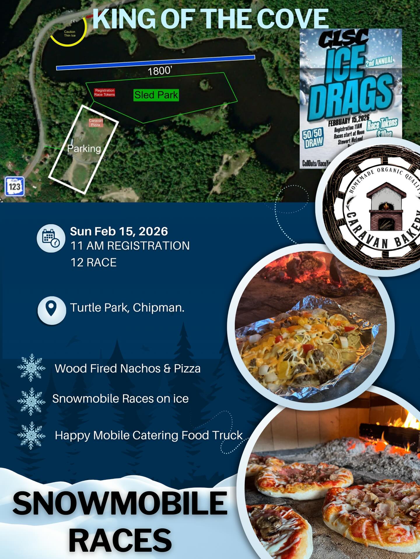 Caravan - 🏁 KING OF THE COVE – SNOWMOBILE RACES 🏁 📍 Stewart McLeod ...