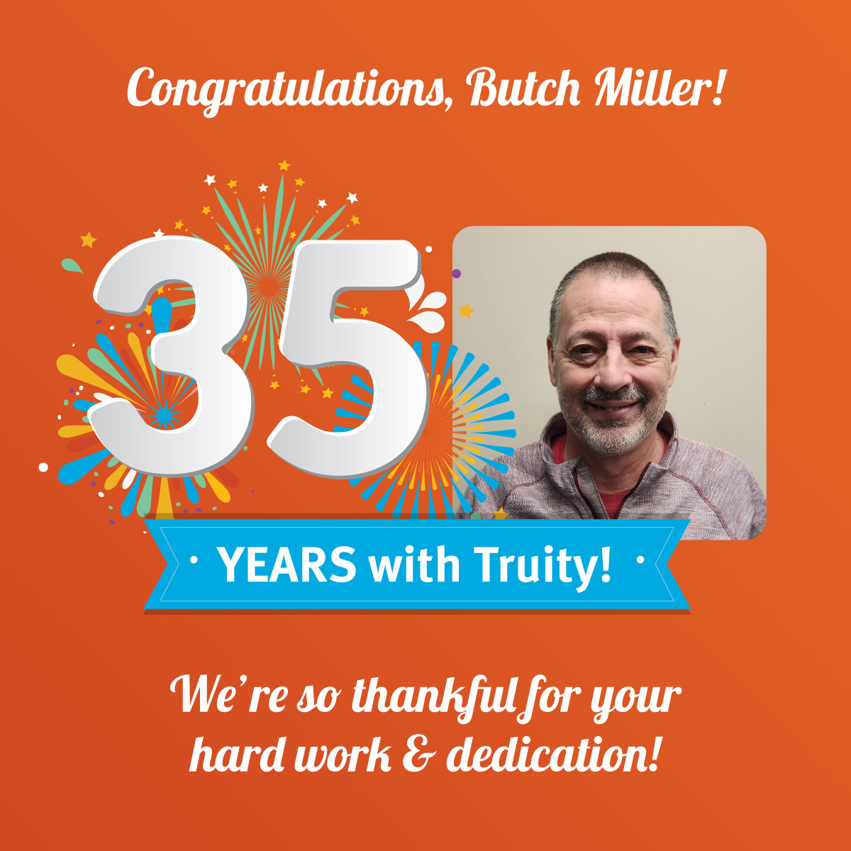 Truity - 🎉 Join us in celebrating an incredible milestone – Butch ...